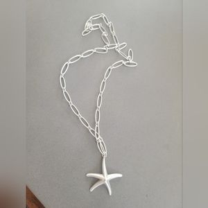 Tiffany's large starfish necklace 20 inch